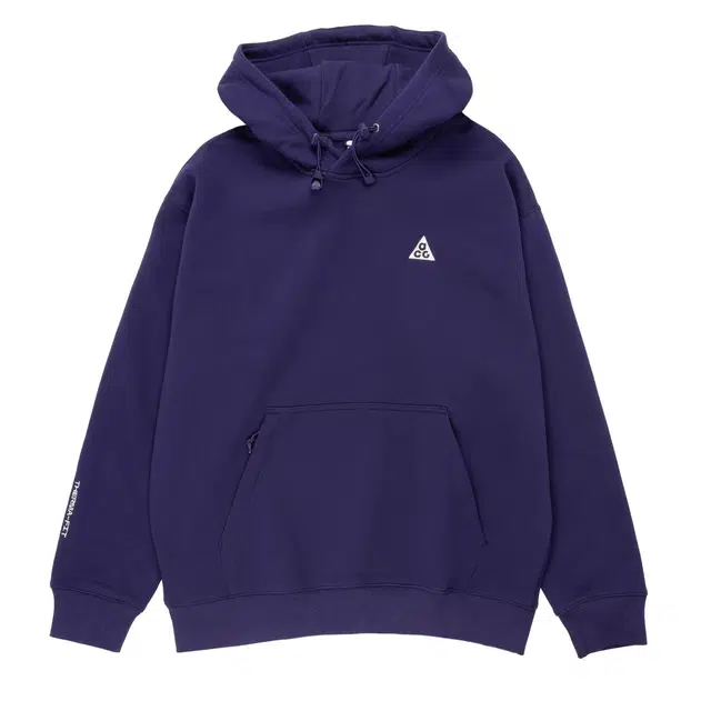 Nike Fleece Pullover Hoodie Purple Ink