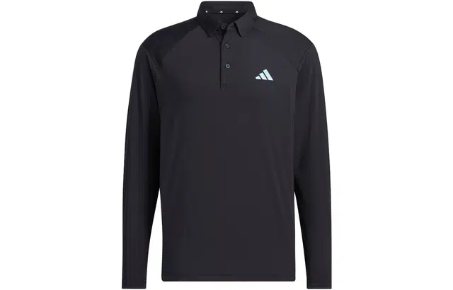 adidas Golf Long Sleeve Polo Black