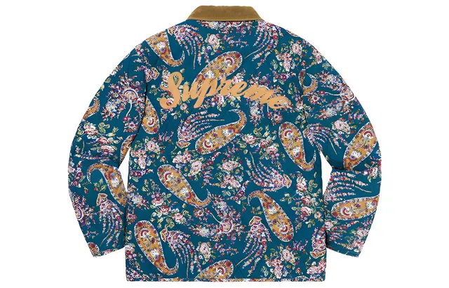 Supreme FW19 Week 4 Quilted Paisley Jacket