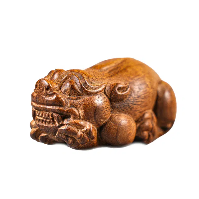 仙友 国潮新中式轻奢高级感文玩金丝直面貔貅随缘随心福禄寿喜官运亨通盘玩#好运 楠木 把件 男女同款情侣款