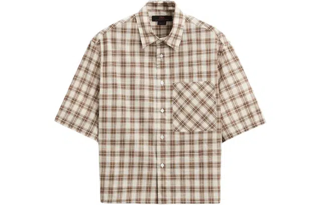 ZARA Plaid Short Sleeve Shirt