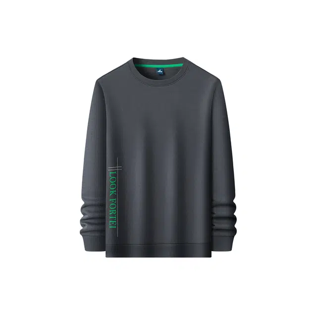 富铤 休闲圆领保暖长袖卫衣 男款