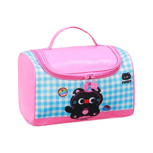 米甜兔 可爱卡通手提化妆包少女心便携耐脏洗漱包大容量化妆品收纳包