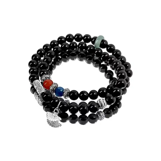 周帝王 时来运转诸事喜乐国风小众新中式复古新中式百搭福禄吉祥时尚百搭好运 檀木 手串 男女同款情侣款