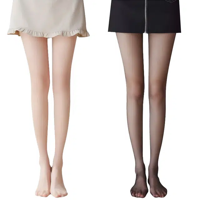 棉基因 性感抚媚猫爪袜防勾丝不起球运动透气防滑安全打底裤高弹柔软轻薄丝袜 女款 组合装