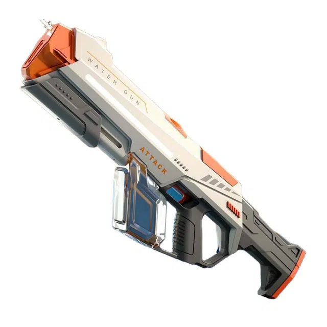 乐智由我 高级感电动连发脉冲喷水 高压强力大号呲水 枪型玩具