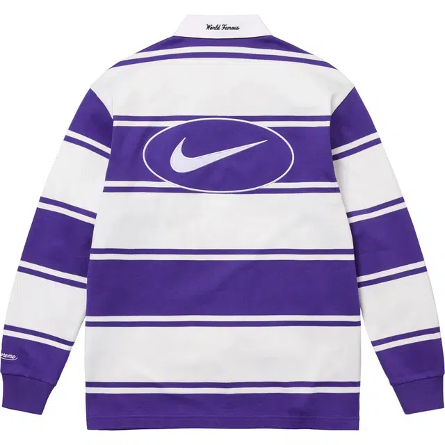 Supreme x Nike Stripe Rugby Polo