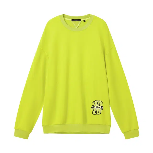 安正 圆领无帽套头卫衣 男款