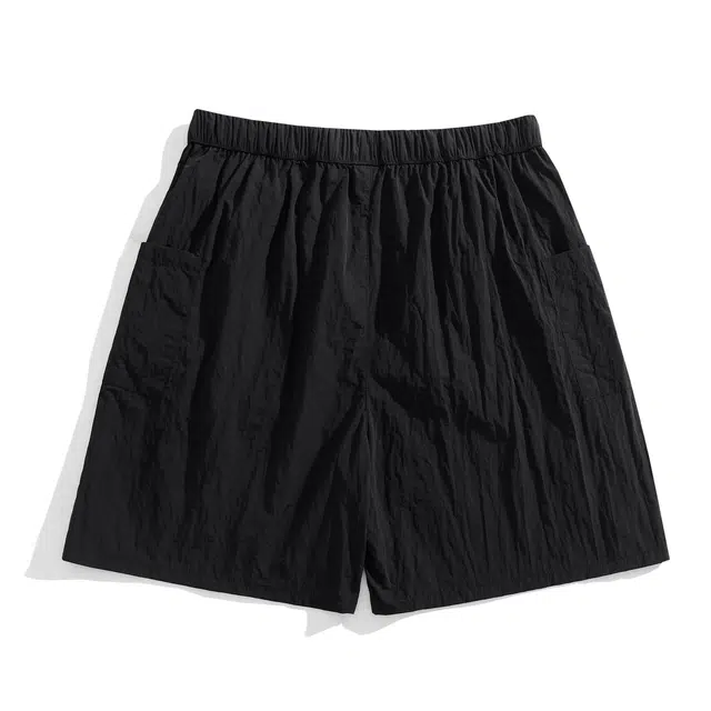 颂希尔 直筒薄款宽松百搭休闲短裤 男女同款