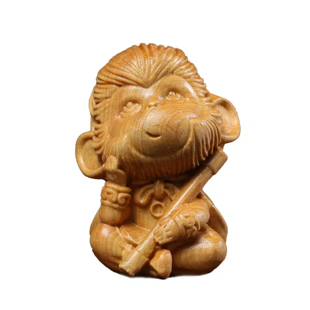 仙友 小众设计国潮文玩茶桌轻奢高级居家茶宠八方来财家居考研上岸随手盘玩#好运 崖柏 把件 男女同款情侣款