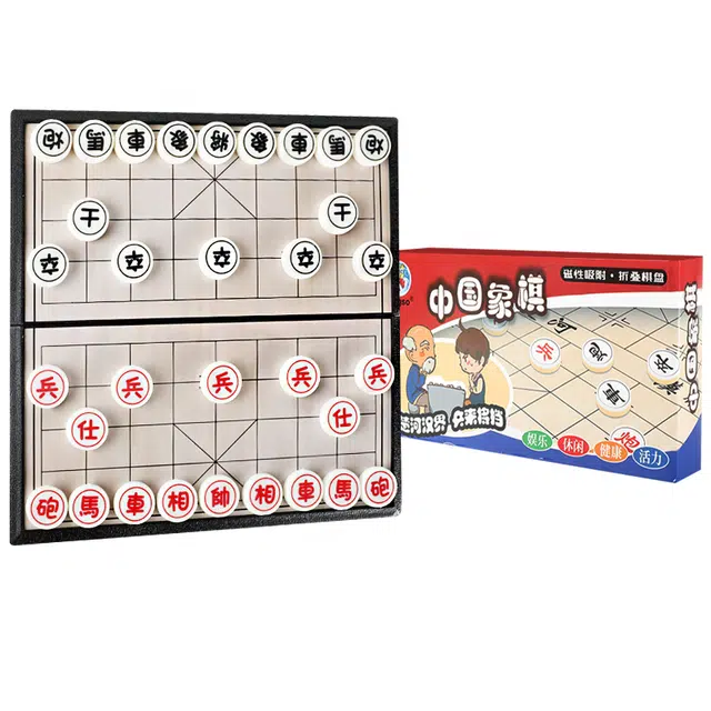 圣手 围棋五子棋飞行器跳棋大号磁石折桌面游戏叠棋盘大磁性 桌游