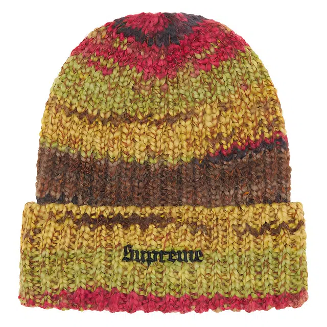 Supreme FW24 WEEK 8 Space Dye Stripe Beanie
