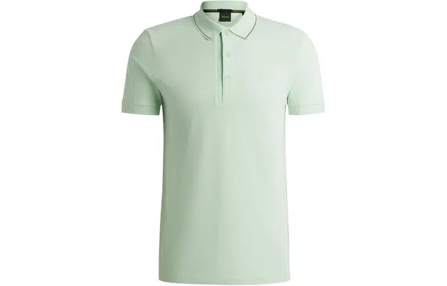 HUGO BOSS Cotton-Piqu Slim-Fit Polo Shirt With Tonal Logo Polo