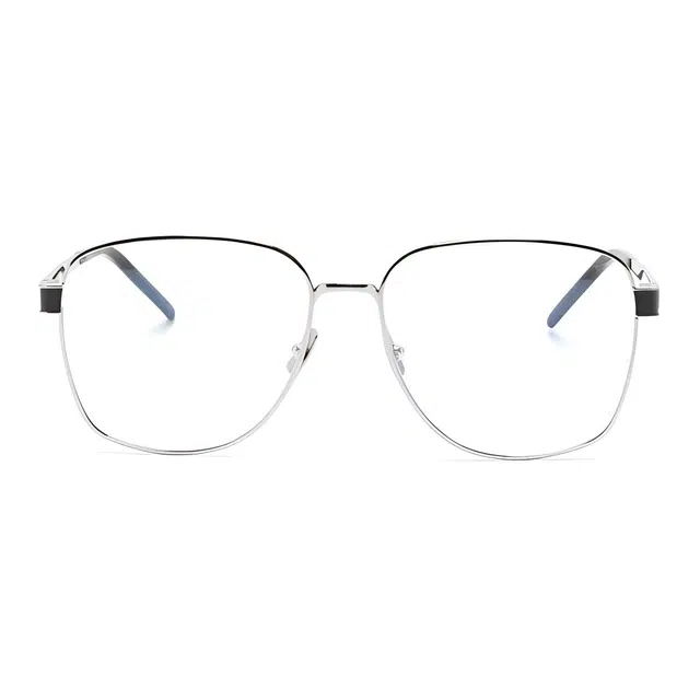 Saint Laurent Butterfly Optical Frame Silver