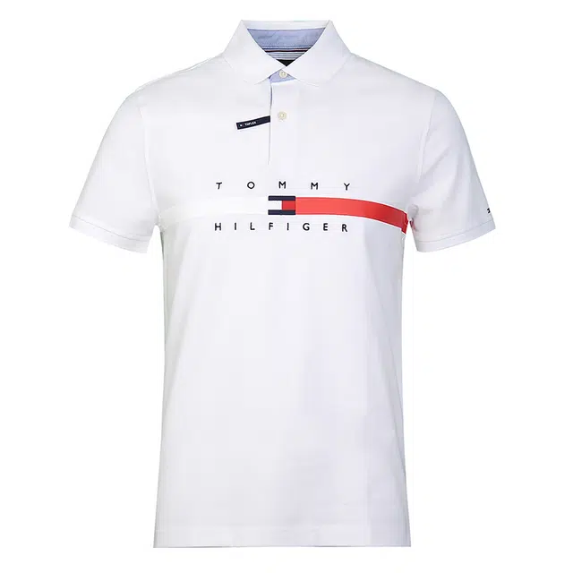 Tommy Hilfiger Logo Print Polo Shirt