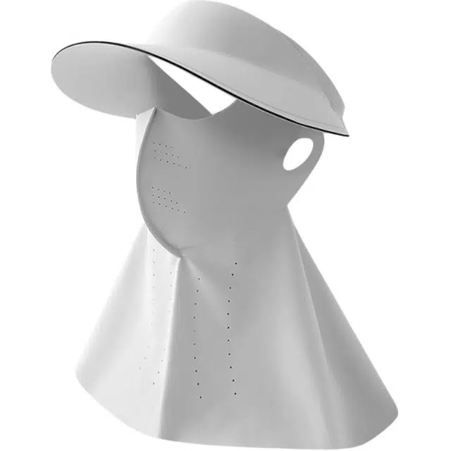 优莲茵 分体式设计纯色护颈 透气舒适时尚外观 户外运动防风骑行脸罩 涤纶 防晒帽 男女同款情侣款