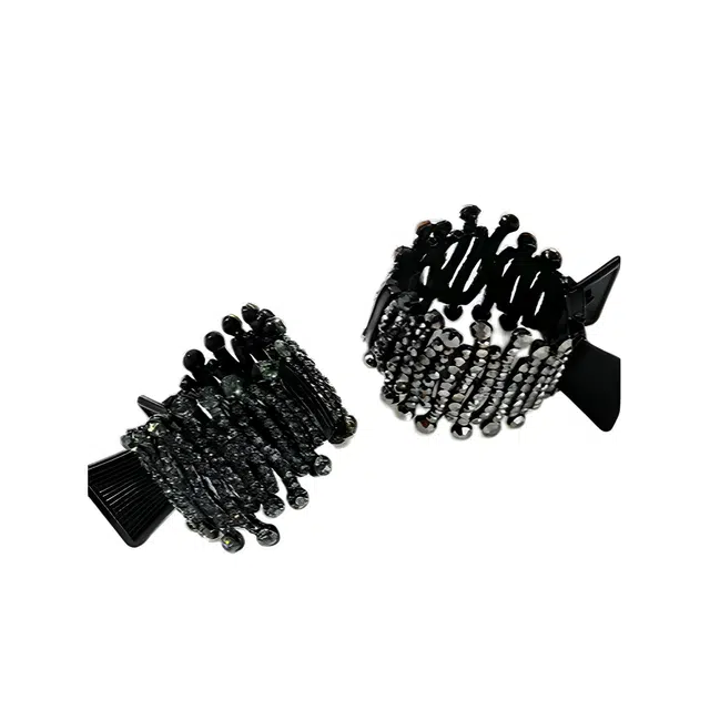 左欧 轻奢高级感高马尾固定神器丸子头抓夹气质发卡小号 发夹 女款