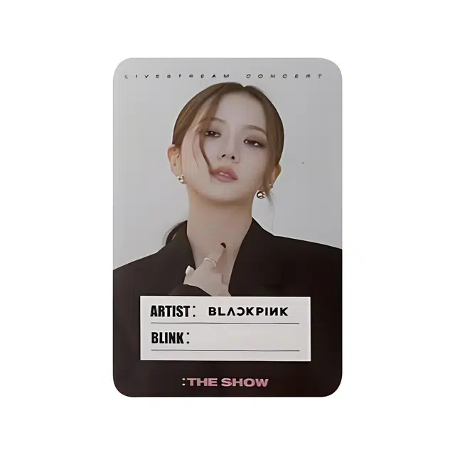 YG Entertainment BLACKPINK THE SHOW LIVE ID