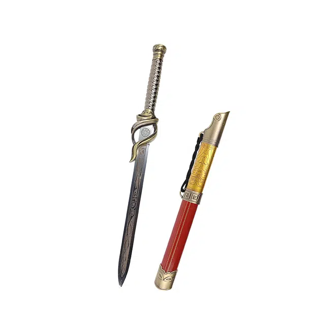 天子剑 残虹剑 合金装短剑龙泉不锈钢刀剑兵器收藏未开刃 成品模型