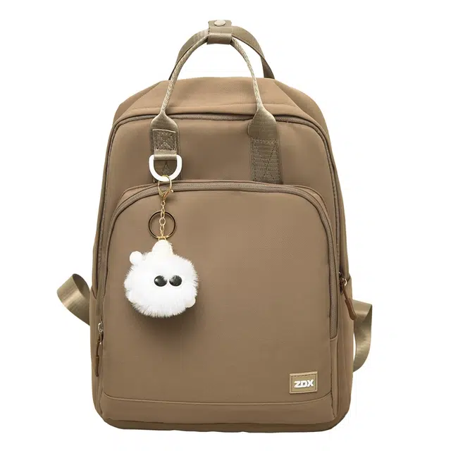 笛贝嘉 日系简约时尚轻便防水 尼龙 双肩包 男女同款情侣款 多色