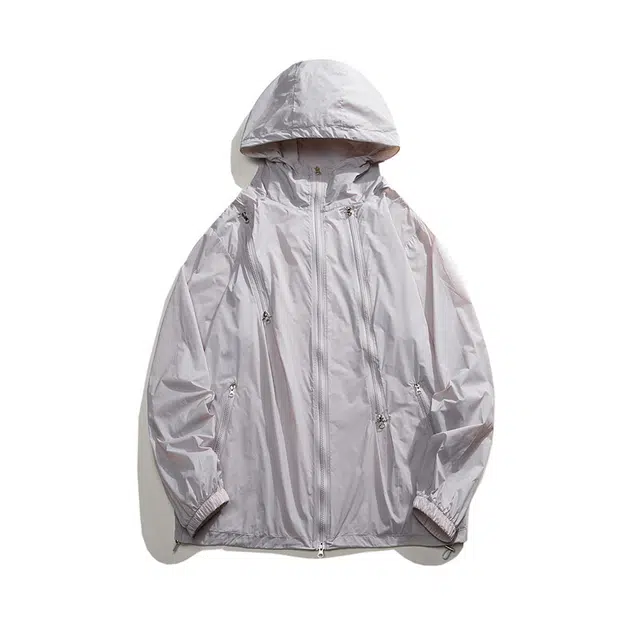 佐菲利 美式高街机能风设计感户外连帽防晒服 男女同款