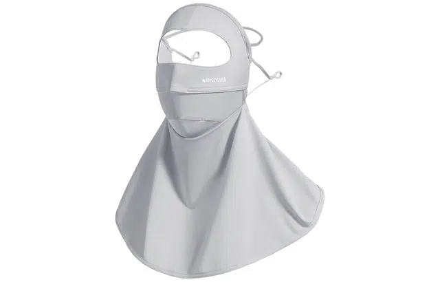 优幽兰 百搭休闲遮全脸防紫外线脸基尼一体遮阳护颈防护透气遮脖子户外出行骑车必备 锦纶 氨纶 防晒面罩 女款