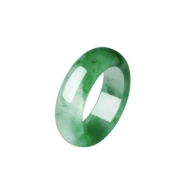 周大生 醒时春山 新中式国潮 小众古典优雅大气 通勤百搭 非洲翠 戒指 男女同款情侣款