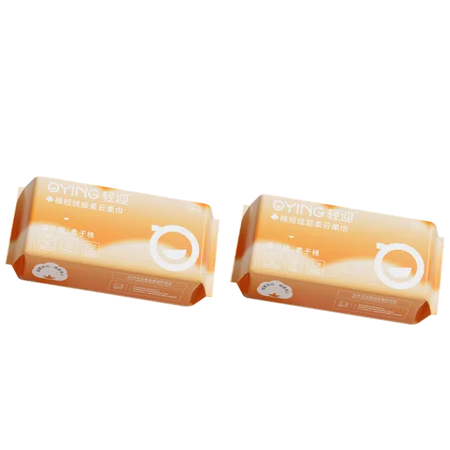 轻迎 棉短绒超柔一次性洗脸巾 加厚加大