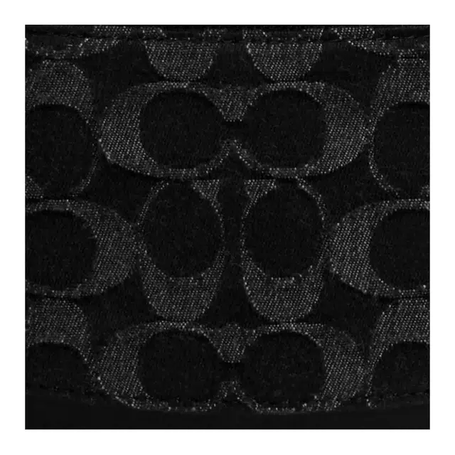 COACH Warren 29 Denim Waist Bag Black