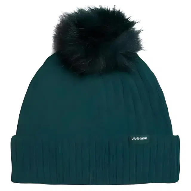 lululemon Pom Pom Cable Knit Hat Ivory Pink