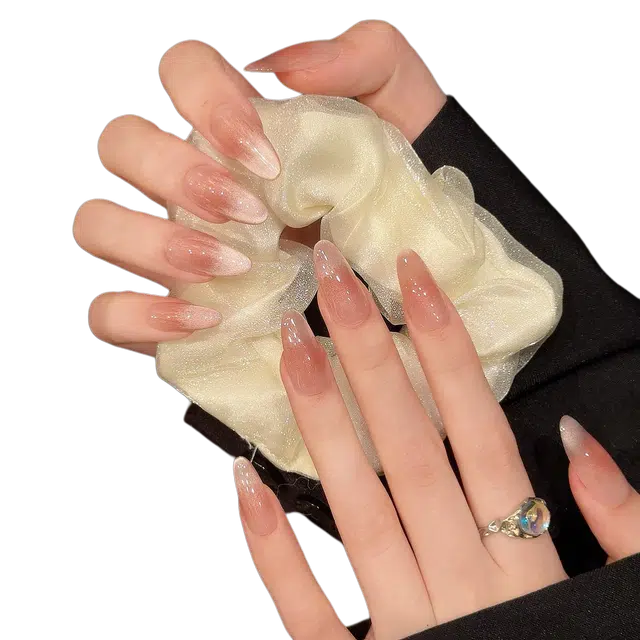 韵月乔 一克拉纯猫眼腮红渐变  椭圆粉色晕染