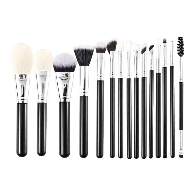 米甜兔  细节遮瑕化妆刷 亲肤柔软 十五件套