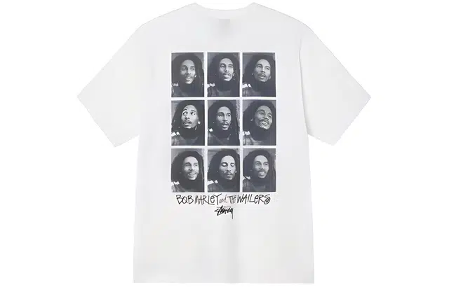 Stussy x Bob Marley The Wailers Gear Bob Frames Tee T