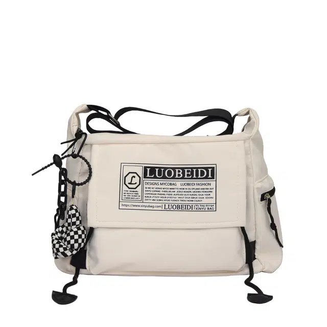 揽月 日系大容量潮流时尚大容量百搭 牛津布 单肩斜挎包 常规 男女同款情侣款 多色