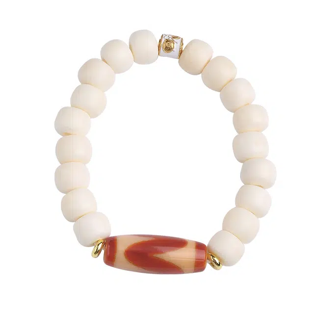 布达拉宫 【步步高升】牛骨旺事业学业顺利上岸纳福平安健康转运事事顺遂#好运 玛瑙 手串 男女同款情侣款