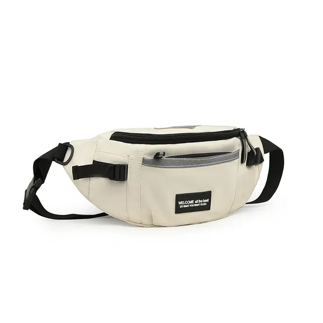 尊梵 日系原宿工装风运动百搭骑行 尼龙布 腰包 常规 男款 多色