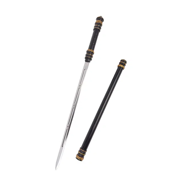 天字号 行者诸刃剑 龙泉冷兵器长可反接金属刀剑高锰钢材质收藏未开刃 成品模型