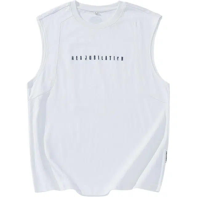 米素力 宽松潮流休闲时尚无袖背心 男款