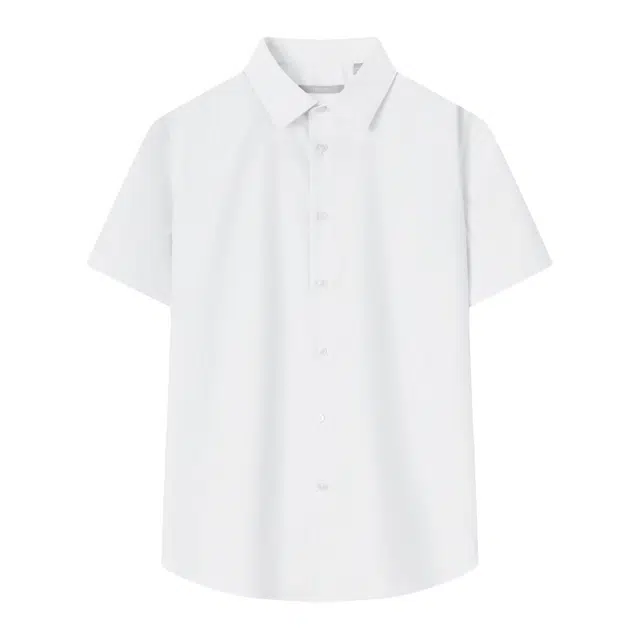 九牧王男裤专家 时尚百搭休闲短袖衬衫 男款