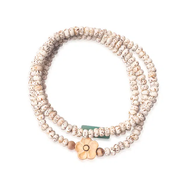 【桃花招财 蛇年大吉】 喜宝春花 八方来财福气满满幸福安康 多圈多宝文玩佛珠菩提根男女款小众轻奢 #好运 星月菩提 手串 男女同款情侣款