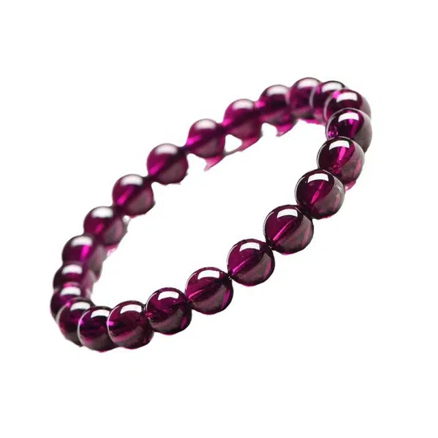 骊碧 轻奢紫牙乌高档浪漫有意义 仪式感 仿水晶 手串 男女同款情侣款