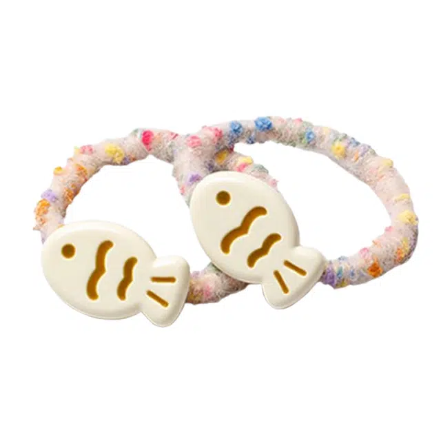 简应舒 毛线可爱扎头发马尾皮筋 亚克力 发圈 女款