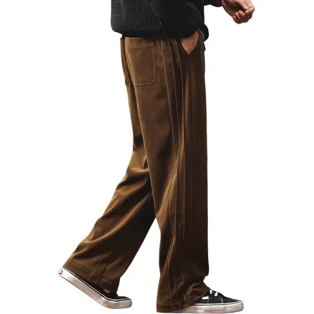 格蓝鹿 美式立体美拉德水洗复古潮牌百搭重磅宽松休闲垂感阔腿工装裤 男女同款