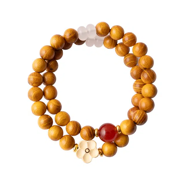 【蛇年大吉 桃花招财 】 周帝王 八方来财诸事顺利平安纳福文玩多福盘玩手串男士小众轻奢复古#好运 檀木 手串 男女同款情侣款