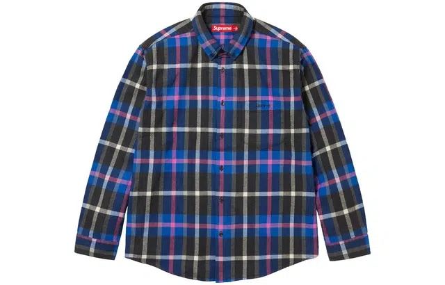 Supreme Plaid Flannel Shirt