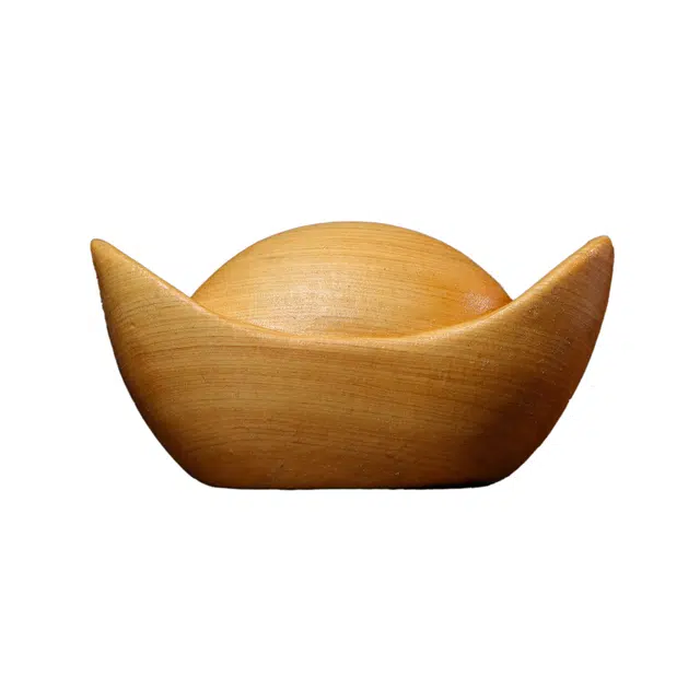 仙友 国潮新中式轻奢高级感【元宝】随手文玩财源滚滚福禄双全居家车载摆件#好运 崖柏 把件 男女同款情侣款