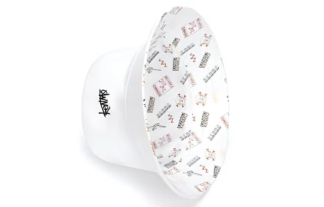 肯默 双面戴防晒帽 渔夫帽 遮阳帽子 盆帽 男女同款 黑色/白色