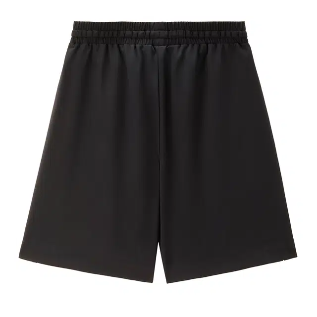 佐丹奴 四面弹梭织压褶侧开叉中腰休闲短裤 女款