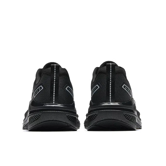 超级安踏 缓途 舒适 百搭防滑耐磨 低帮 休闲跑步鞋 男款 黑银