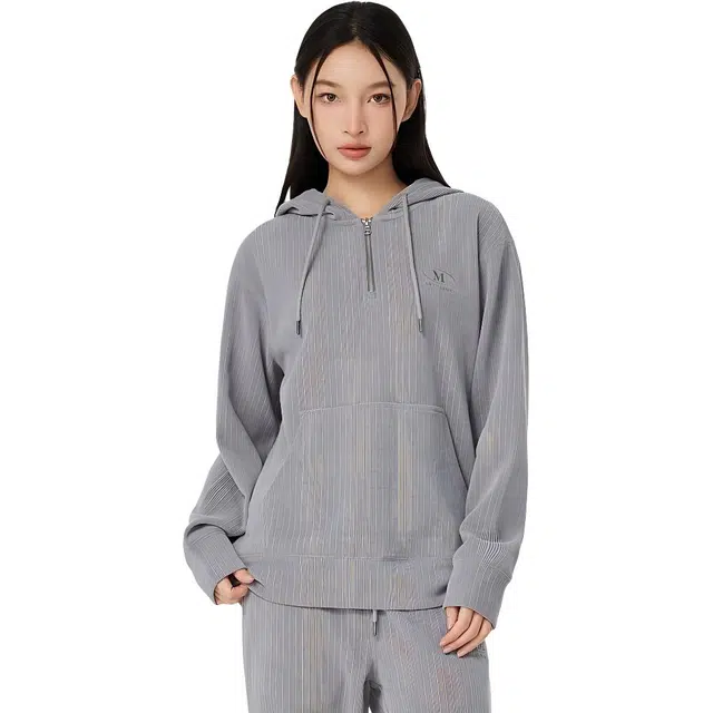 美特斯邦威 时尚休闲百搭连帽长袖卫衣 男女同款